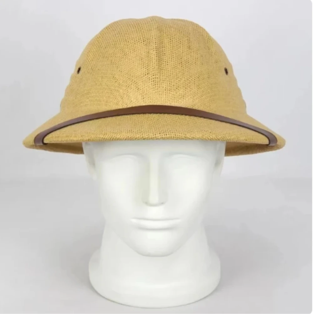 Bucket Hat Straw - %100 Hasır Kask Şapkası Güneşlik Yazlık