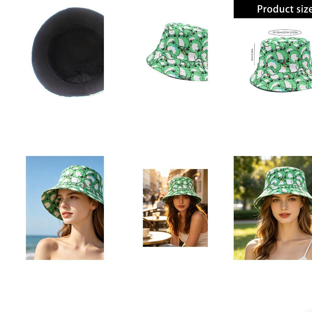 Packable Hat Nylon - Hafta Sonu Seyahatleri için Toplanabilir Kurbağalar