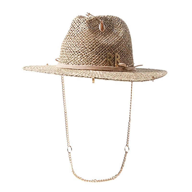Bucket Hat Straw - Panama Hasır Güneş Şapkası Geniş Kenarlı