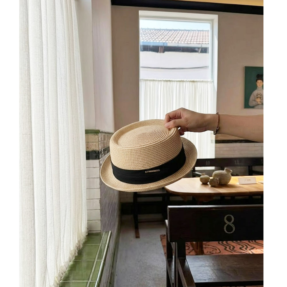 Klasik Vintage İngiliz Porkpie - Bucket Hat Straw incelemesi ve fiyatı