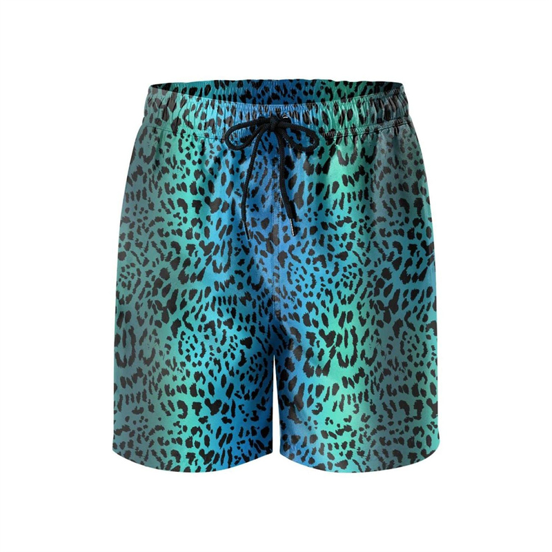 Moda leopar 3D baskı plaj şort - Trunks Board Surf incelemesi ve fiyatı