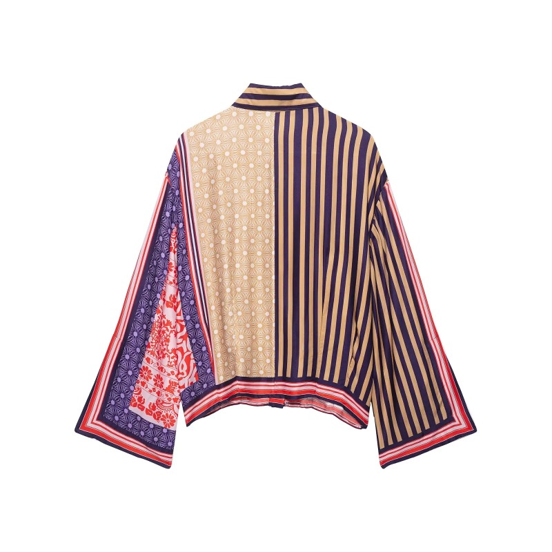 2026 Zarif Şık Baskılı Sarong  - Shirt Camp Collar incelemesi ve fiyatı