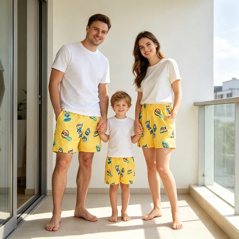 Erkek Minionlar Baskılı Yüzme  - Trunks Board Surf incelemesi ve fiyatı