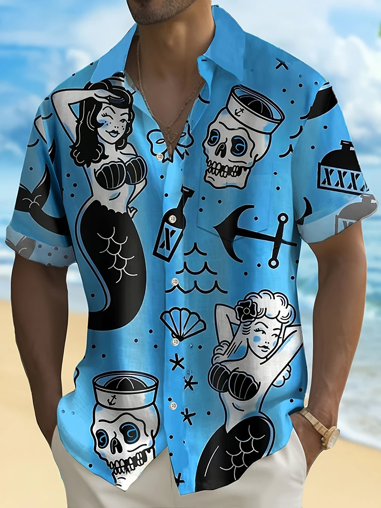 Yaz erkek Moda Rahat Sosyal Ha - Resort Shirt Floral incelemesi ve fiyatı