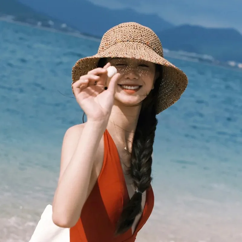 Yaz güneş şapkaları kadınlar i - Bucket Hat Straw incelemesi ve fiyatı